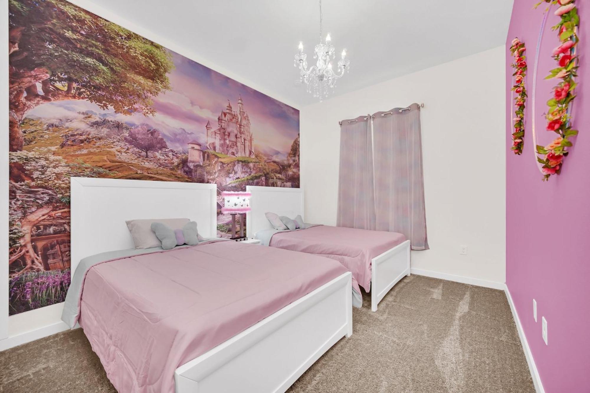 New Spacious And Themed 5 Bedroom Home Minutes From Disney And Waterparks! Orlando Exteriör bild